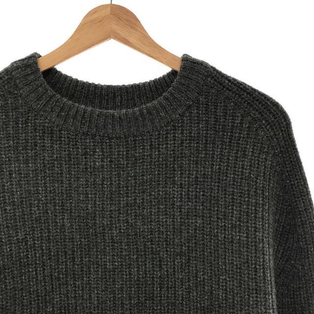 黒 Plage MERINO WOOL キョウシュクストレッチプルオーバー 黒