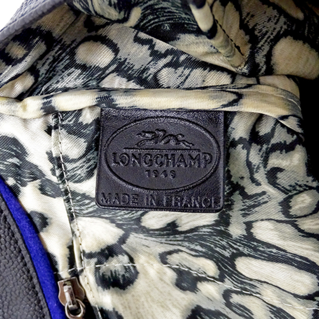 LONGCHAMP(ロンシャン)のロンシャン Longchamp バッグ レディース ブランド ハンドバッグ レザー ブラック 黒 ロック おしゃれ 大人 おでかけ 【中古】 レディースのバッグ(ハンドバッグ)の商品写真