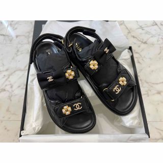 CHANEL - 定価以下🌸本日限定 新品 CHANEL サンダル 38 スポーツ