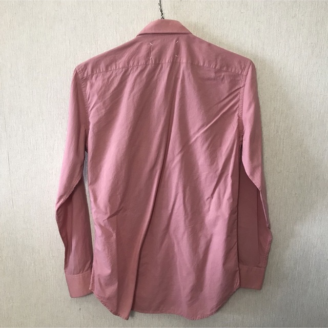 美品 Martin Margiela マルタンマルジェラ 切り替えシャツ ピンク