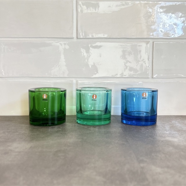 iittala(イッタラ)のiittala イッタラ×マリメッコ Kivi キビ　グリーン系 インテリア/住まい/日用品のインテリア小物(置物)の商品写真