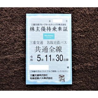 ★最新 三重交通 共通路線バス全線乗車証 名阪近鉄バス 定期券型☆ 株主優待