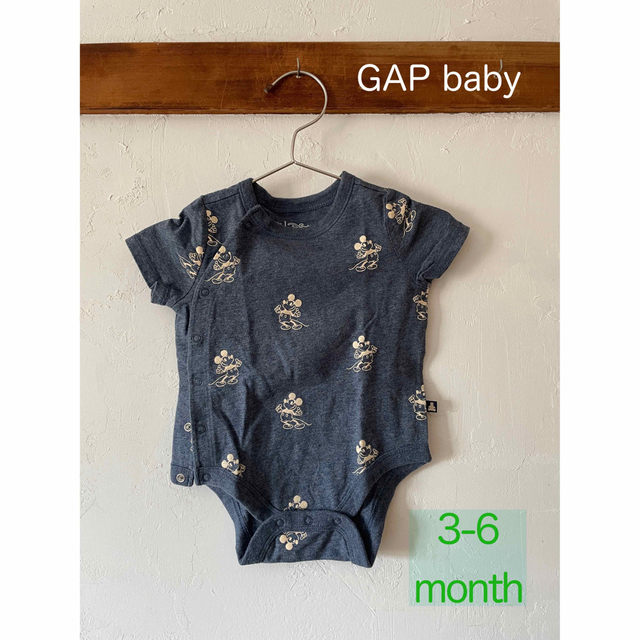 babyGAP(ベビーギャップ)のbaby GAP ロンパース ディズニーミッキー キッズ/ベビー/マタニティのベビー服(~85cm)(ロンパース)の商品写真