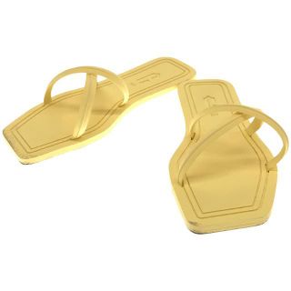 【美品】  CARLOTHA RAY / カルロッタレイ | CROSS FLIP FLOP クロスフリップ スクエアサンダル 箱・保存袋付き | 35/6 | イエロー | レディース(サンダル)