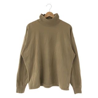 オーラリー(AURALEE)のAURALEE / オーラリー | 2018AW | SUPER HIGH GAUGE SWEAT TURTLE スーパー ハイゲージ スウェット タートルネック プルオーバー | 4 | ベージュ | メンズ(Tシャツ/カットソー(七分/長袖))