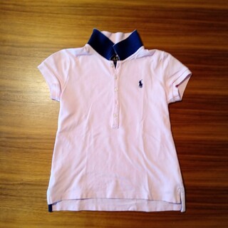 ポロラルフローレン(POLO RALPH LAUREN)のPOLO　RALPH LAUREN　女のコポロシャツ　ピンク　130　Sサイズ(Tシャツ/カットソー)