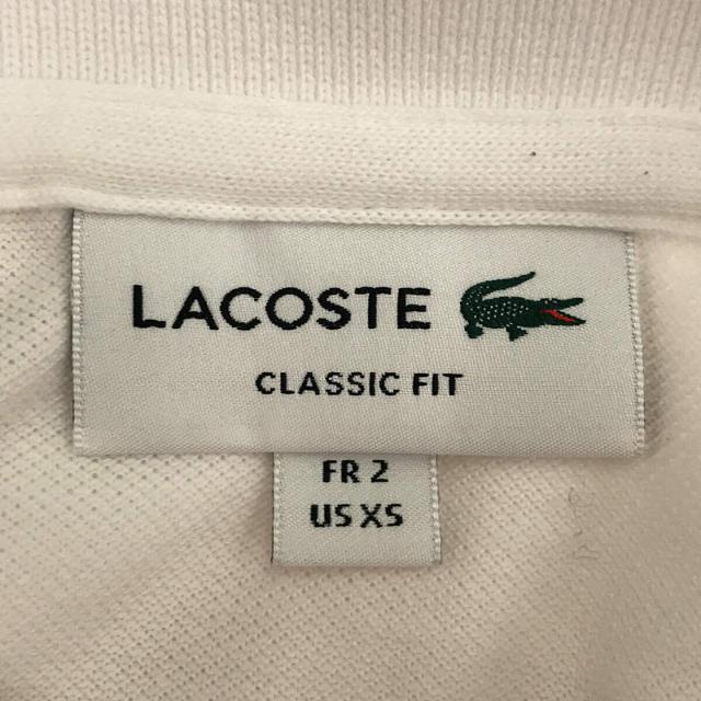 LACOSTE / ラコステ | 鹿の子 ポロシャツ L1212AL | XS | ホワイト | メンズ メンズのトップス(Tシャツ/カットソー(半袖/袖なし))の商品写真