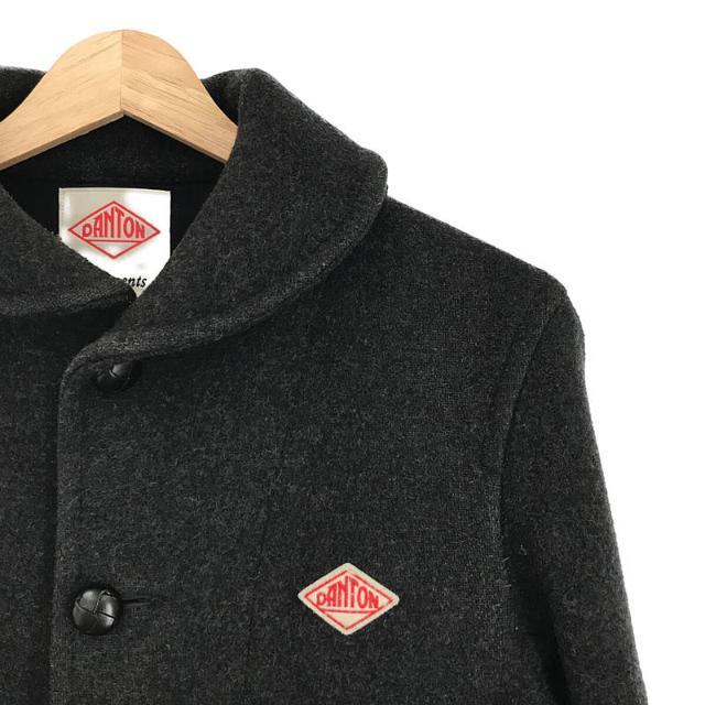 DANTON / ダントン | FREDY&GLOSTER 取扱い 丸襟ウールモッサジャケット | 40 | チャコール | レディース