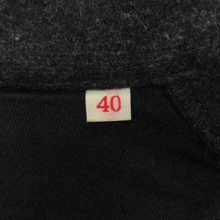 DANTON / ダントン | FREDY&GLOSTER 取扱い 丸襟ウールモッサジャケット | 40 | チャコール | レディース
