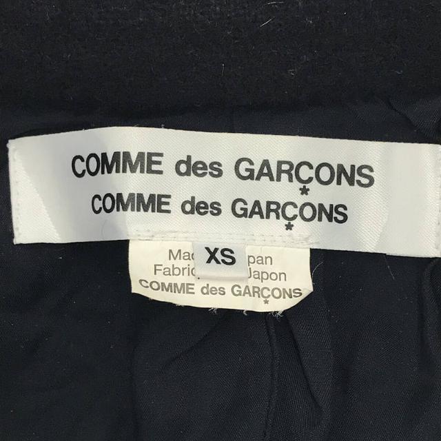 COMME des GARCONS COMME des GARCONS / コムコム | AD2017 2017AW | ウール 縮絨 モーニング 燕尾 テーラード ジャケット | XS | ネイビー | レディース レディースのジャケット/アウター(その他)の商品写真