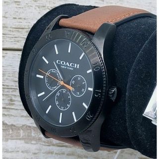 COACH - レア 動作品 コーチ 腕時計 メンズ COACH 2つレザーバンド