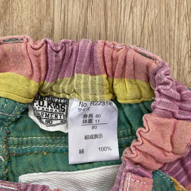 F.O.KIDS(エフオーキッズ)のハーフパンツ　80サイズ キッズ/ベビー/マタニティのベビー服(~85cm)(パンツ)の商品写真