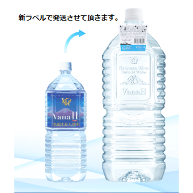 【送料無料】 バナエイチ 水素珪素 天然水 1.9L×12本セット | フリマアプリ ラクマ