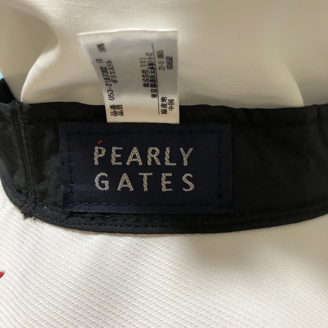 PEARLY GATES(パーリーゲイツ)のみちよ様専用　訳あり　PEARLY GATES メゾンロゴ ハット UNISEX スポーツ/アウトドアのゴルフ(その他)の商品写真