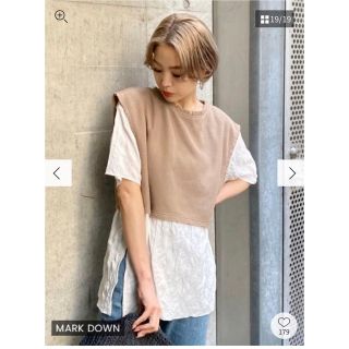 エモダ(EMODA)の【EMODA】レイヤーバルキートップ　レディース(Tシャツ(半袖/袖なし))