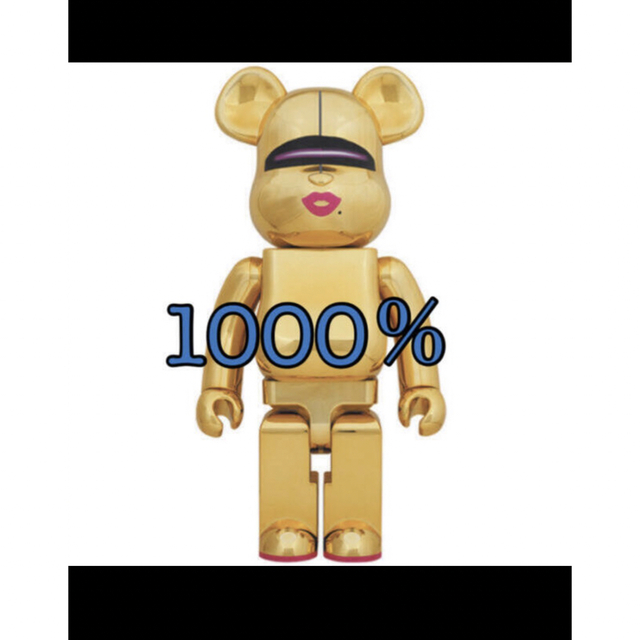 フィギュアBE@RBRICK SORAYAMA × 2G GOLD 100％ & 400％