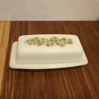 パイレックス(Pyrex)の★SALE★［ビンテージ］Pyrex スプリングブロッサム　バターディッシュ(容器)