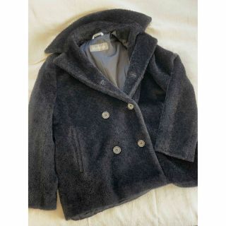 美品　max mara 田丸麻紀　テディベア　XS　黒　ラメ　マックスマーラ