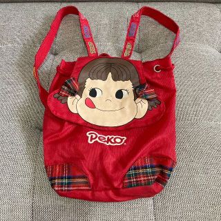 フジヤ(不二家)のかわいい 子供用 不二家 ペコちゃん リュク(リュックサック)