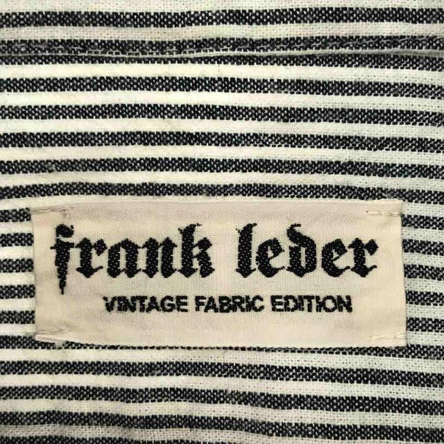 ★新品 FRANK LEDER フランクリーダー パッチワークチェックシャツ　M