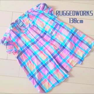 ラゲッドワークス(RUGGEDWORKS)のRUGGEDWORKS　フリルブラウス　シャツ　130cm(ブラウス)