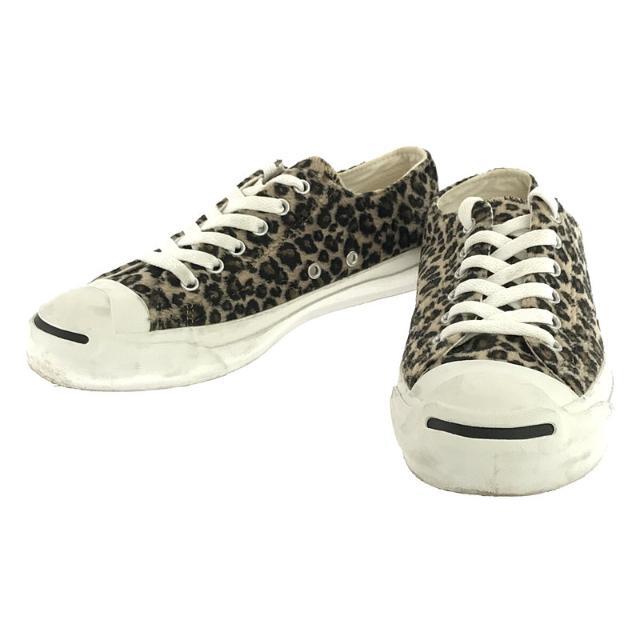 【美品】 CONVERSE / コンバース | JACK PURCELL LEOPARD FUR ジャックパーセル レオパード ファー ローカット  スニーカー | 24 | ブラウン | レディース | フリマアプリ ラクマ