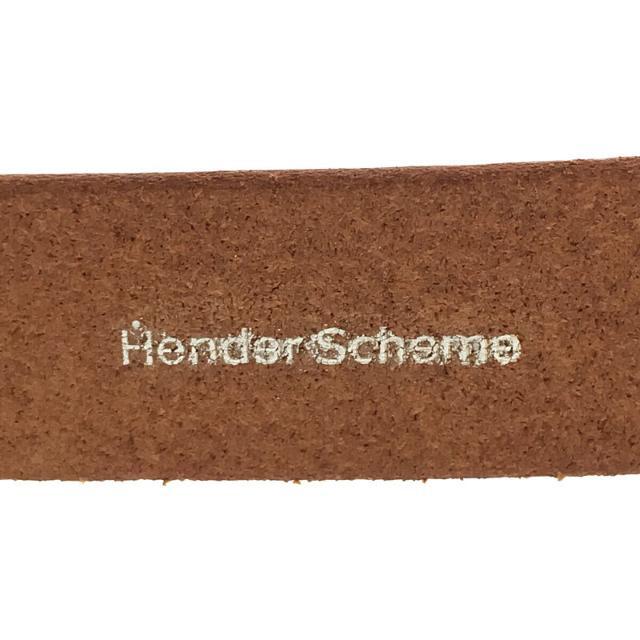 Hender Scheme(エンダースキーマ)のHender scheme / エンダースキーマ | レザーベルト | ー | ブラウン | メンズ メンズのファッション小物(ベルト)の商品写真