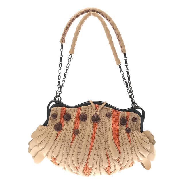 ジャマンピュエッシュ JAMIN PUECH チェーンバッグ ビーズ 美品 ジャマンピュエッシュ JAMIN PUECH チェーンバッグ ビーズ 美品
