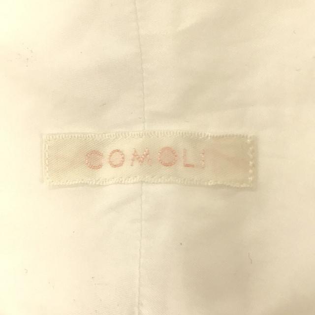 COMOLI(コモリ)の【美品】  COMOLI / コモリ | 2022AW ツイル コモリシャツ コットン レギュラーカラー W03-02003 | 2 | ホワイト | メンズ メンズのトップス(Tシャツ/カットソー(七分/長袖))の商品写真