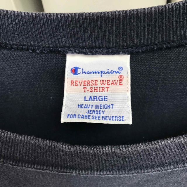 Champion(チャンピオン)のChampiom チャンピオン REVERSE WEAVE ネイビー L メンズのトップス(Tシャツ/カットソー(半袖/袖なし))の商品写真