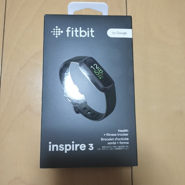 fitbit inspire3 ブラック時計