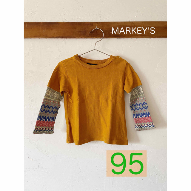 MARKEY'S(マーキーズ)のMARKEY'S マーキーズ 長袖　ロンT 95 キッズ/ベビー/マタニティのキッズ服女の子用(90cm~)(Tシャツ/カットソー)の商品写真