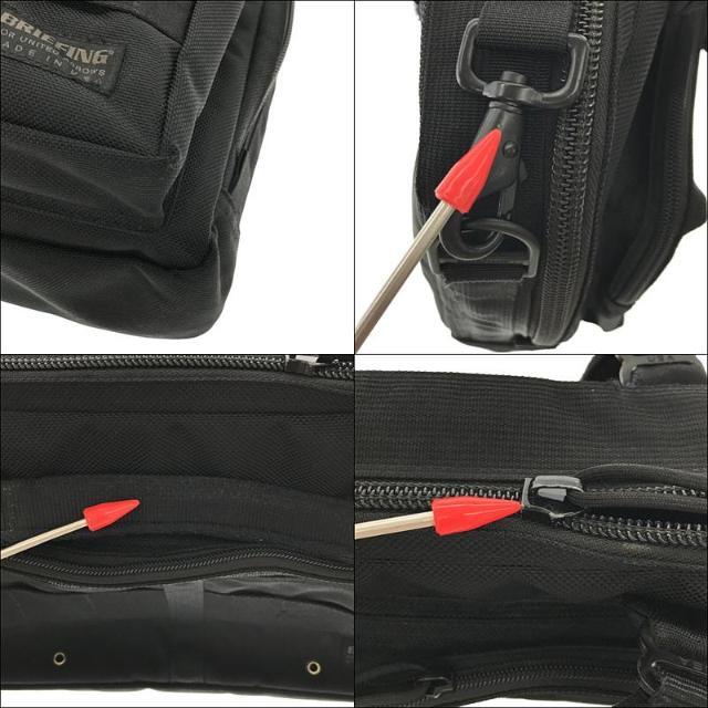 【美品】 BRIEFING / ブリーフィング | × UNITED ARROWS / ユナイテッドアローズ 別注 2way ショルダー付き ブリーフケース ビジネスバッグ | ー | ブラック | メンズ