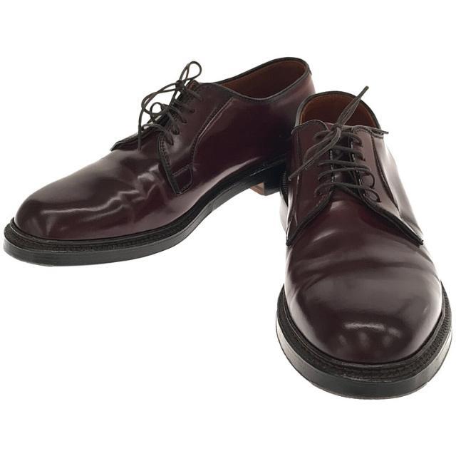 【美品】  ALDEN / オールデン | 990 Clipper Ox. Barrie Horween Genuine Shell Cordovan バリーラスト コードバン プレーントゥ レザー シューズ 革靴 箱・保存袋有 | 7 1/2D | ダークバーガンディ | メンズ