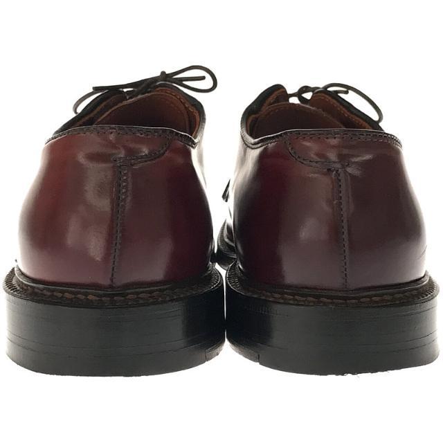 【美品】  ALDEN / オールデン | 990 Clipper Ox. Barrie Horween Genuine Shell Cordovan バリーラスト コードバン プレーントゥ レザー シューズ 革靴 箱・保存袋有 | 7 1/2D | ダークバーガンディ | メンズ