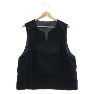 エンジニアードガーメンツ(Engineered Garments)の【美品】  Engineered Garments / エンジニアドガーメンツ | Cover Vest Polyester ポリエステル コットン ウール カバー ベスト | 3 | ネイビー | メンズ(ベスト)