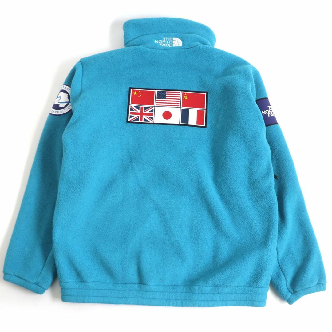 美品□ザ ノースフェイス NA72235 Trans Antarctica Fleece Jacket ワッペン ZIPUP  フリースジャケット/ブルゾン ジェイド2 XL 正規品