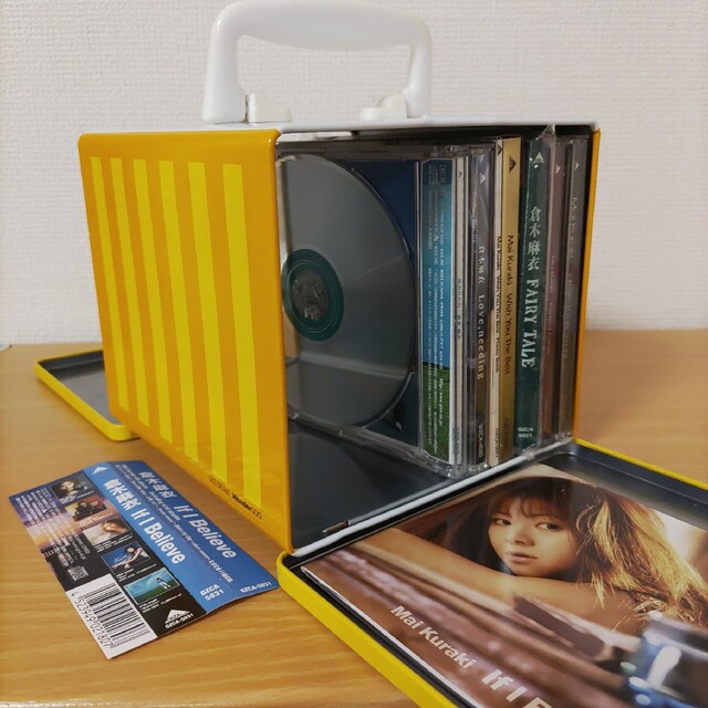GIZA - 倉木麻衣×新星堂CD缶ケース収納BOX非売品☆Wish You The Bestの GIZA - 倉木麻衣×新星堂CD缶ケース収納BOX非売品☆Wish You The Bestの