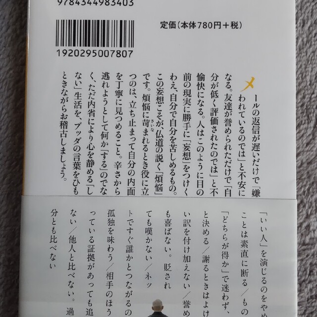 しない生活 煩悩を静める１０８のお稽古 エンタメ/ホビーの本(その他)の商品写真