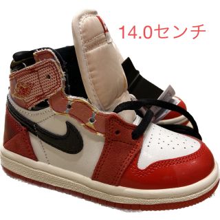 ナイキ(NIKE)のスパイダーマン × ナイキ エアジョーダン 1 シカゴ　 ベビー(スニーカー)