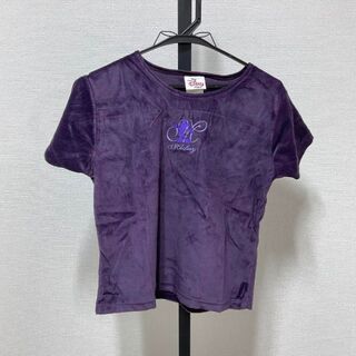 ディズニー(Disney)のC-024 ディズニーストア　ミッキー　Tシャツ パープル　USA製(Tシャツ(半袖/袖なし))