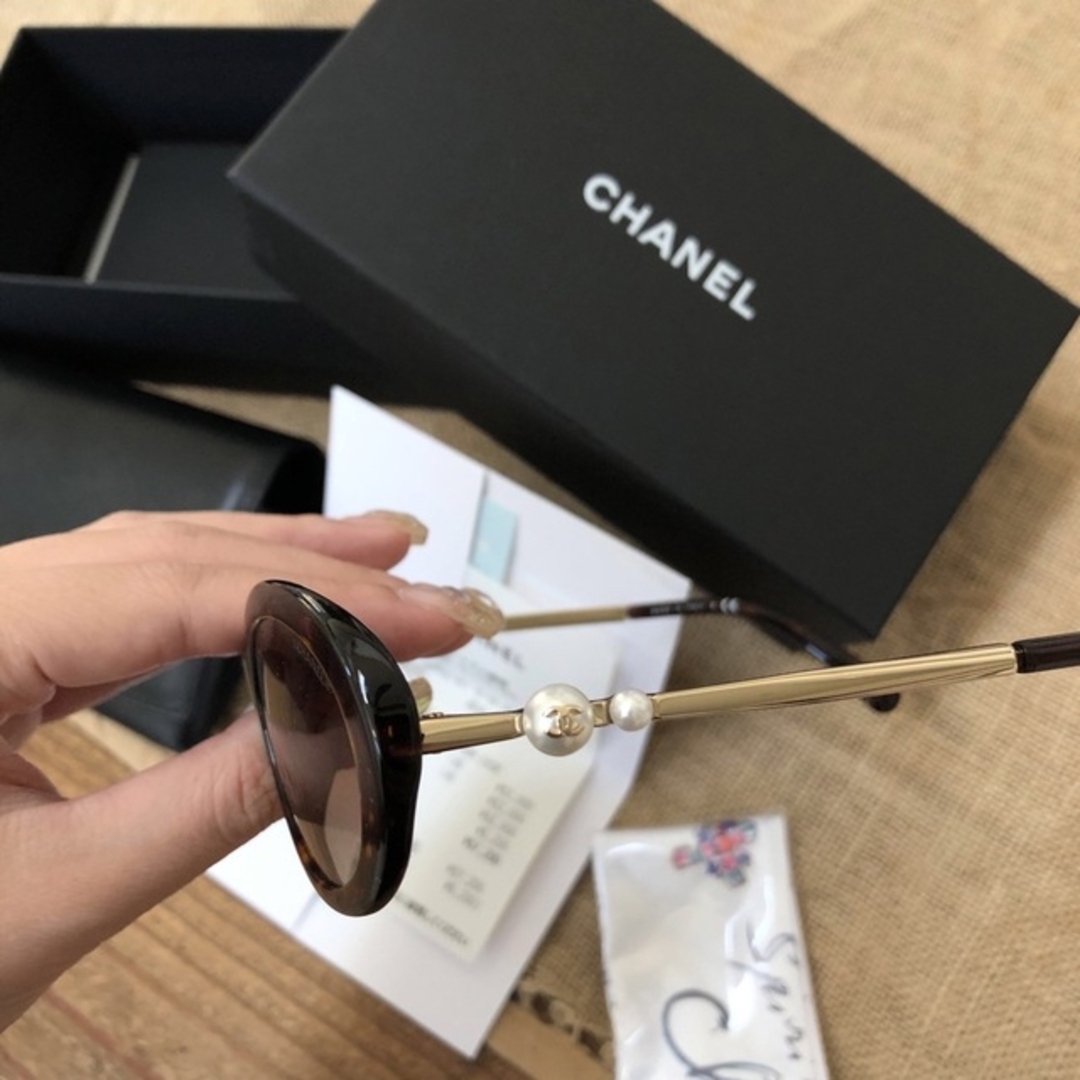 CHANEL サングラス　オーバルシェイプアイウェア