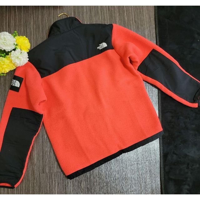 THE NORTH FACE - ノースフェイス レッド×ブラック ウール パーカー