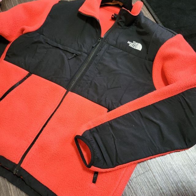 THE NORTH FACE - ノースフェイス レッド×ブラック ウール パーカー