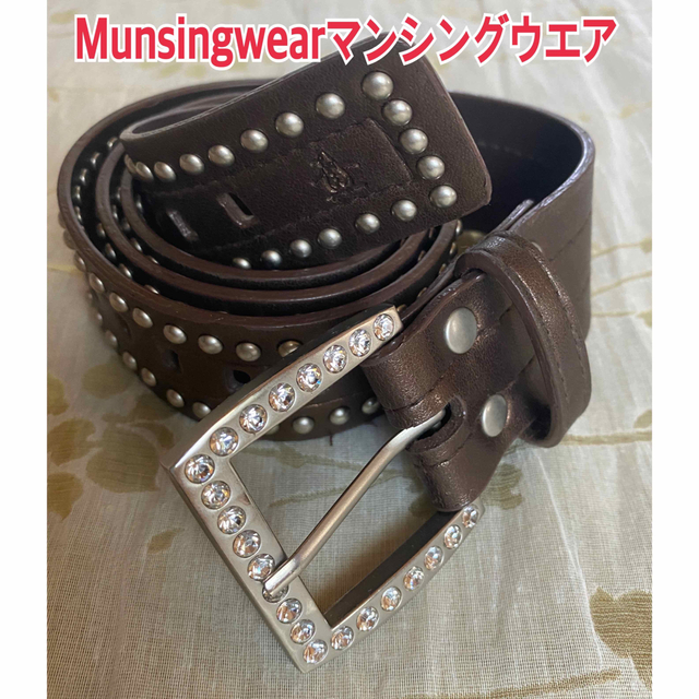 Munsingwear(マンシングウェア)のMunsingwear マンシングウエア　ベルト　ビジュー スポーツ/アウトドアのゴルフ(ウエア)の商品写真