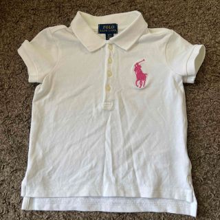 ポロラルフローレン(POLO RALPH LAUREN)のポロラルフローレン　半袖ポロシャツ　キッズ　ピンクポニー　100(Tシャツ/カットソー)