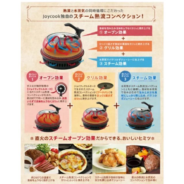 ジョイクック ミニ🧡ヘルシー料理専用調理器🧡新品未使用です