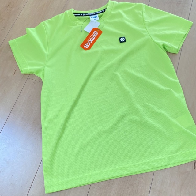 OUTDOOR(アウトドア)の新品　outdoor Tシャツ  ライトグリーン　半袖　160 キッズ/ベビー/マタニティのキッズ服男の子用(90cm~)(Tシャツ/カットソー)の商品写真