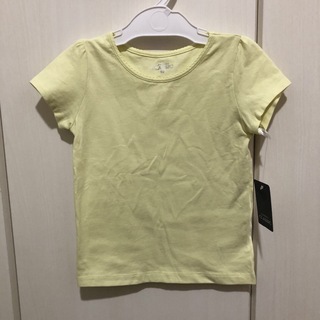 ニシマツヤ(西松屋)の半袖Tシャツ♡新品未使用♡95サイズ♡レモンイエロー無地(Tシャツ/カットソー)
