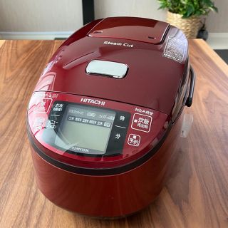 緊急値下げ‼️HITACHI 炊飯器 蒸気カット RZ-MV100K 軽量カップ